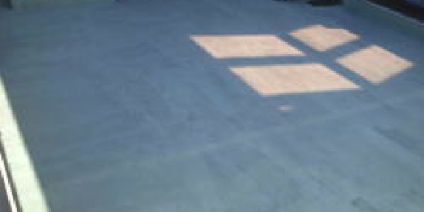 ベランダ床塗装2