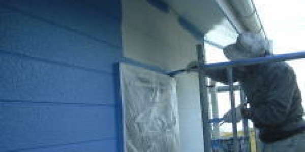 下塗り～上塗り塗装中3