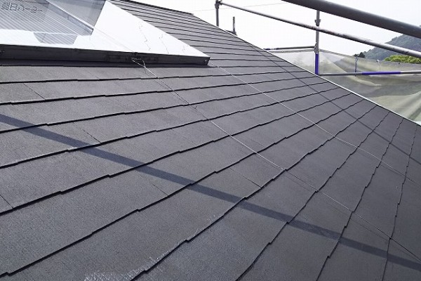 屋根　下塗り