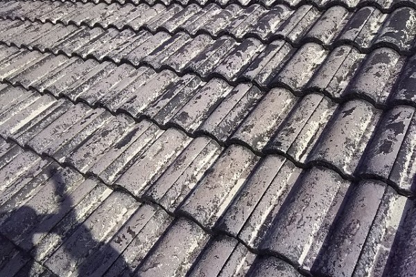 屋根　モニエル瓦　洗浄後